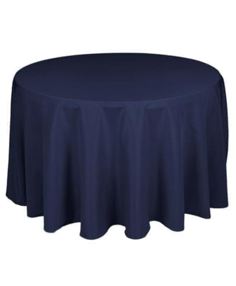 Nappe Ronde Bleu Marine 